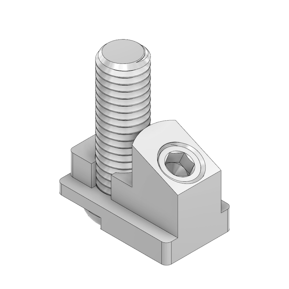 41-003-0 MODULAR SOLUTIONS ZINC PART<BR>SPEEDLOCK 30 SERIES-M8 BUTTON HEX HEAD